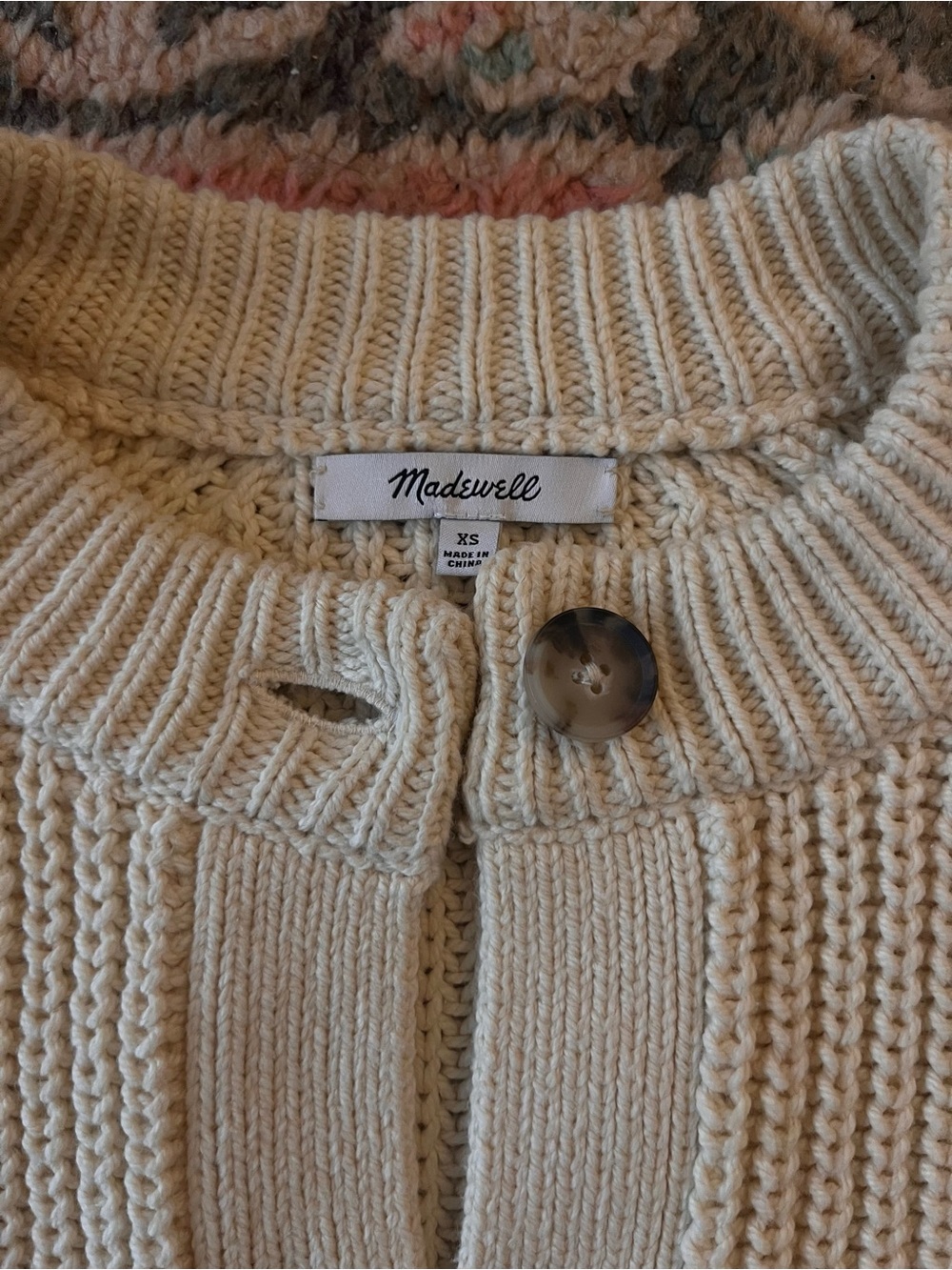 Madewell Rib Raglan-Sleeve Cardigan - Picture 4 of 6